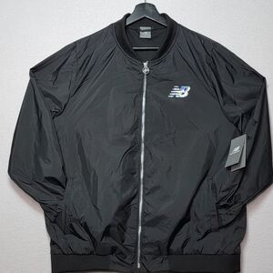 New Balance Women's‎ Plus Black Bomber Jacket SIZE 1X. #865